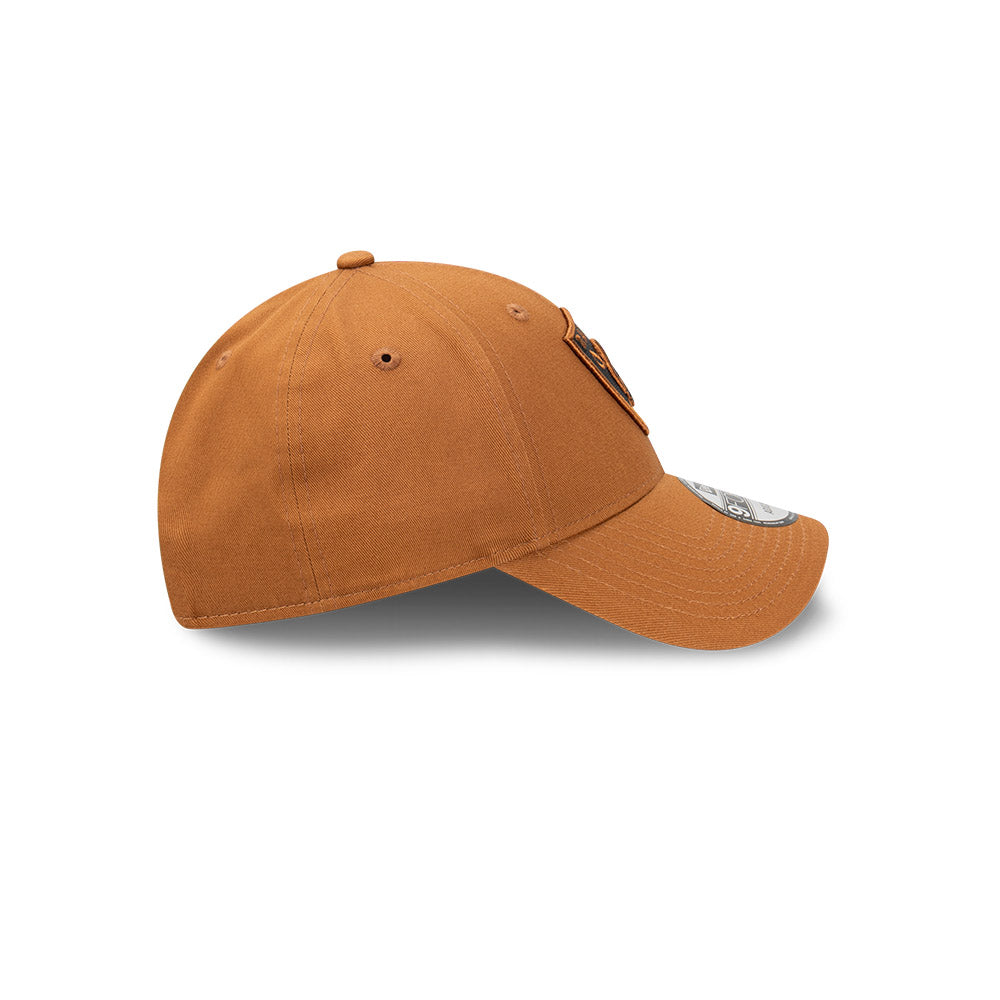 Las Vegas Raiders Hat - Burnt Almond Collection 9Forty NFL Snapback Cap - New Era